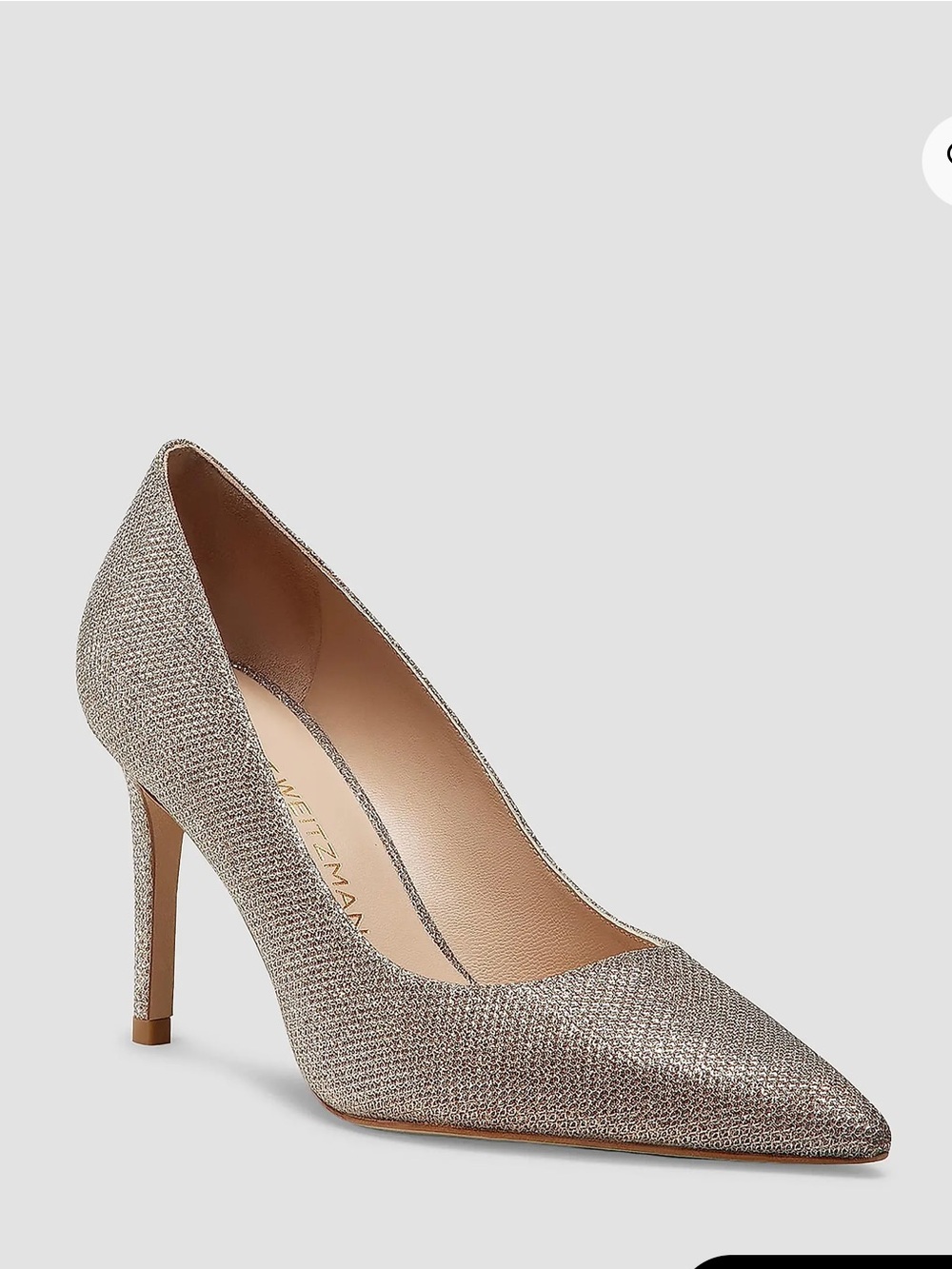 NWOB $525 Stuart Weitzman  Stuart Power 85MM Point-Toe Pumps Size 7